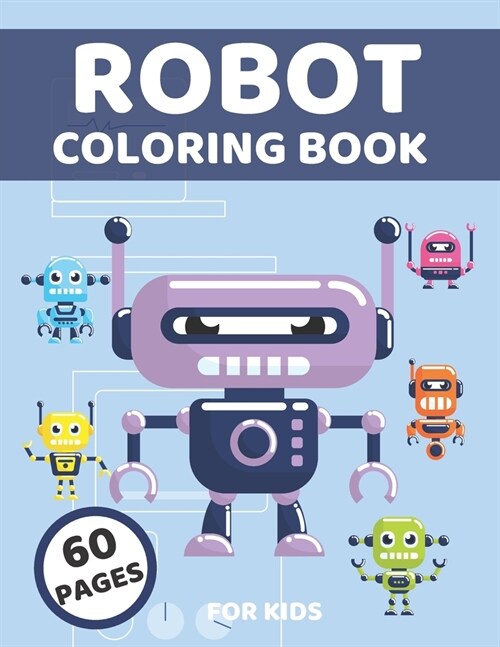 Robot Coloring Book For Kids (Paperback)