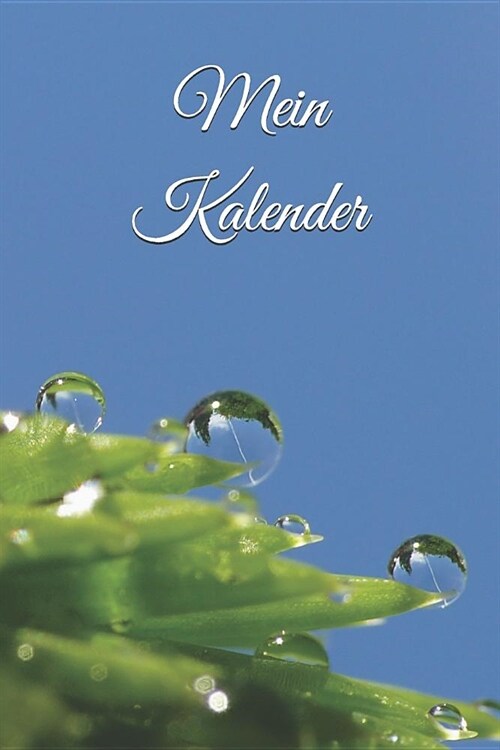 Mein Kalender: Wassertropfen-Regentropfen-Tropfen-Pearls Kalender/Planer Immerw?rend 370 Seiten Zum Selbst Ausf?len - Ewiger Kalend (Paperback)