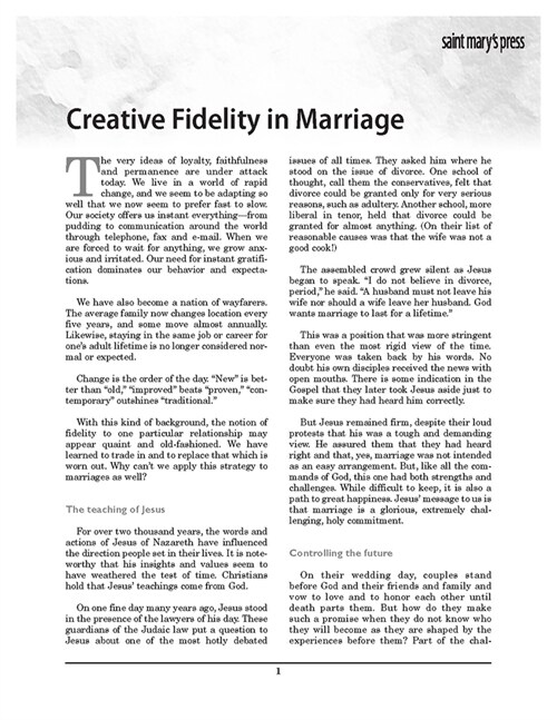 Creative Fidelity (Paperback)