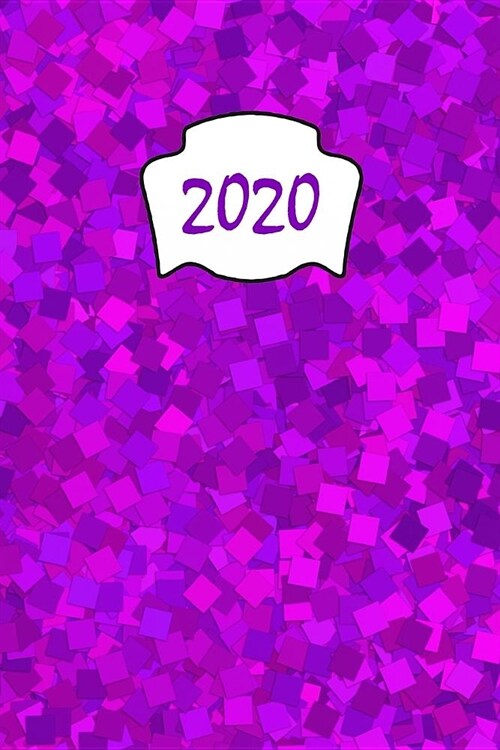 2020: Agenda semainier 2020 - Calendrier des semaines 2020 - Turquoise pointill?- Rose Design (Paperback)