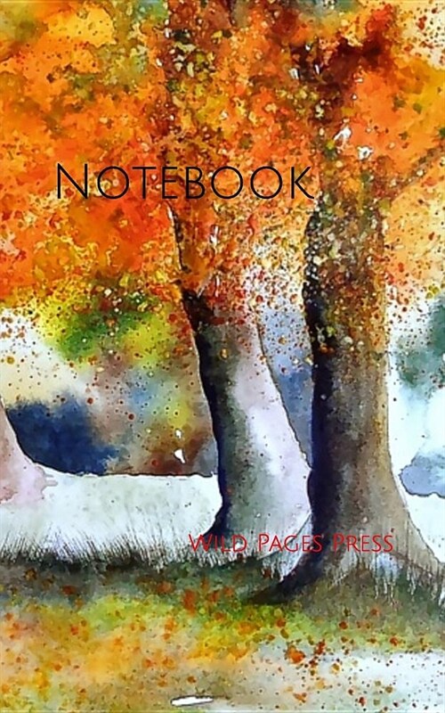 Notebook: Watercolor painting autumn art nature artist drawing paint paints paintings oil pastel (Paperback)