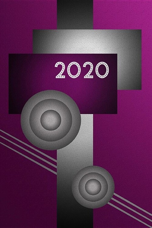 2020: Kunst Design Kalender - Wochenplaner - Zielsetzung - Zeitmanagement - Produktivit? - Terminplaner - Terminkalender - (Paperback)