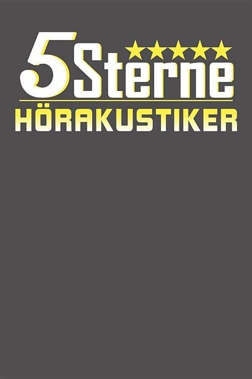 5 Sterne H?akustiker: Wochenplaner ohne festes Datum - f? ein ganzes Jahr (Paperback)