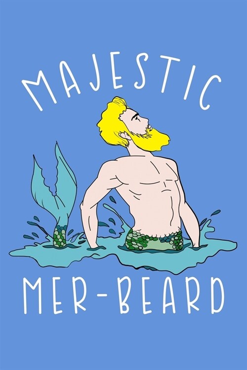 Majestic Mer Beard: Comic Book Notebook Paper (Paperback)