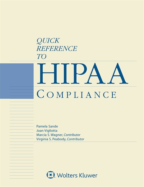 Quick Reference to Hipaa Compliance: 2020 Edition (Paperback)