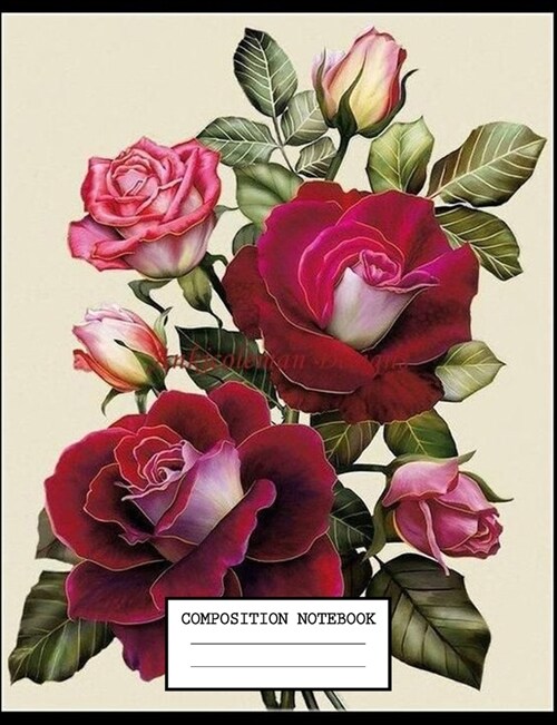 Composition Notebook: Back to School Flower Notebooks for Students (Paperback)