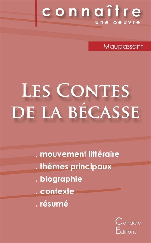 Fiche de lecture Les Contes de la b?asse de Maupassant (Analyse litt?aire de r??ence et r?um?complet) (Paperback)