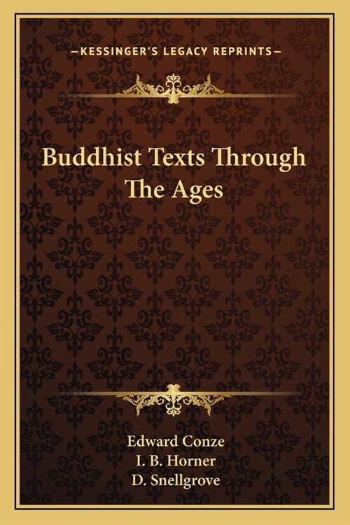 Buddhist Texts Through the Ages (Paperback)