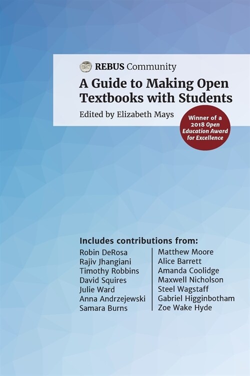 Guide to Making Open Textbooks With Students (Paperback)