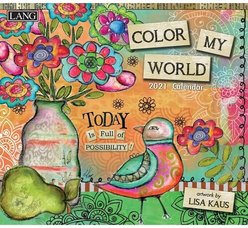 LANG Color My World 2021 Wall Calendar (Other)