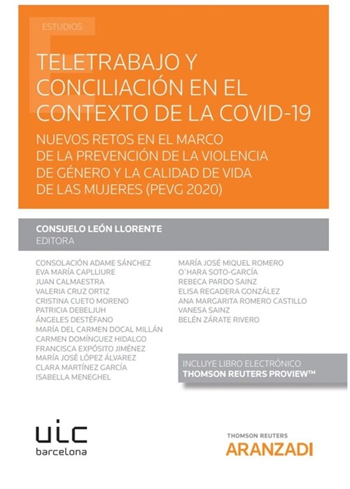 TELETRABAJO Y CONCILIACION EN EL CONTEXTO DE COVID 19 DUO (Book)