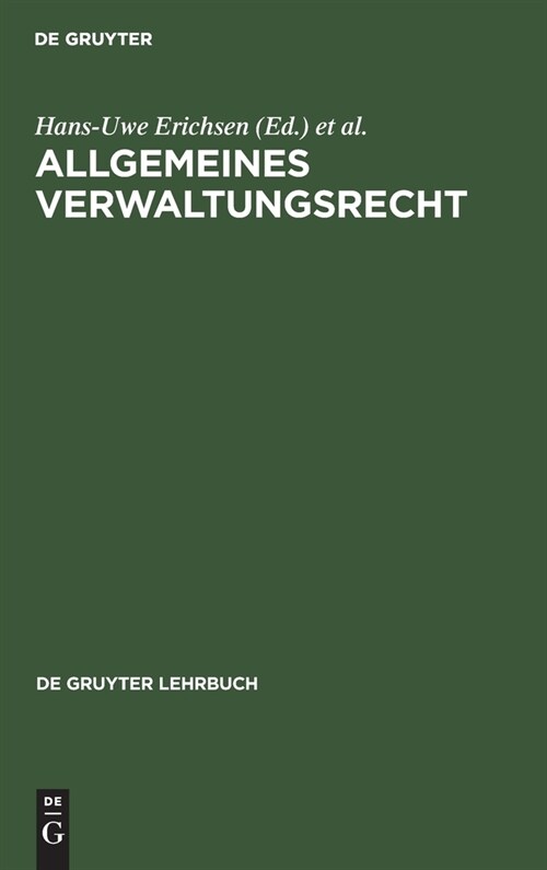 Allgemeines Verwaltungsrecht (Hardcover, 12, 12. Neu Bearb.)