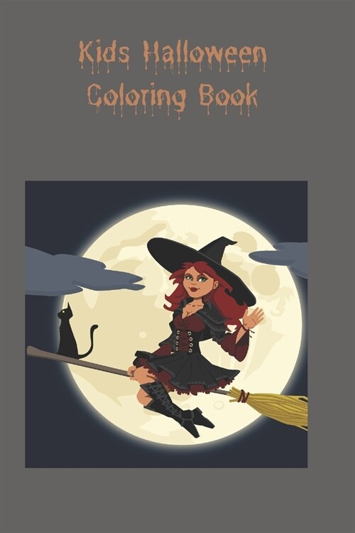 Kids Halloween coloring Book: Kids Halloween coloring Book is 6X9 with 24 Pages (Paperback)