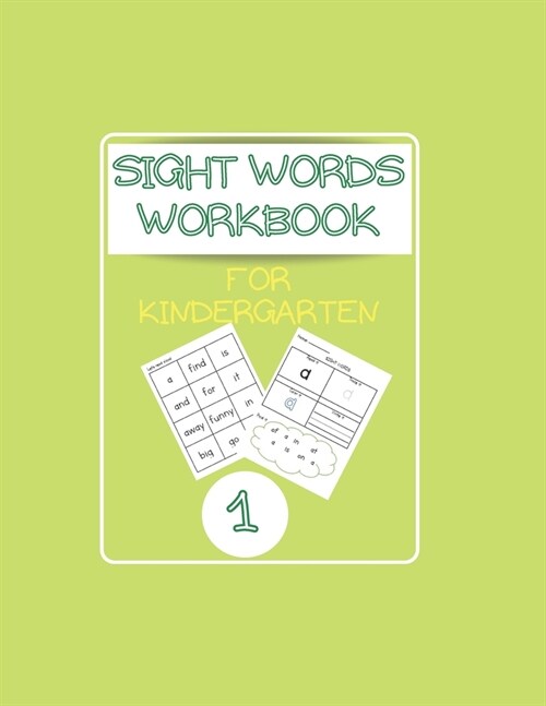 Sight Words Workbook for Kindergarten: Learning Sight Words, Workbook for kindergarteners (Paperback)