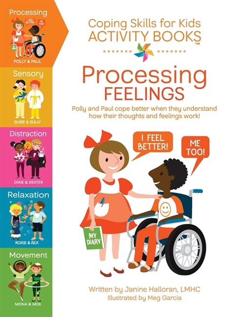 Coping Skills for Kids Activity Books: Processing Feelings (Paperback)