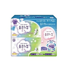 좋은느낌 순수 울트라 날개 중형28p*2개+오버나이트5p