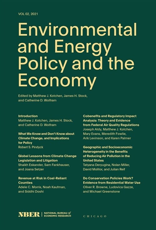 Environmental and Energy Policy and the Economy: Volume 2 Volume 2 (Paperback)