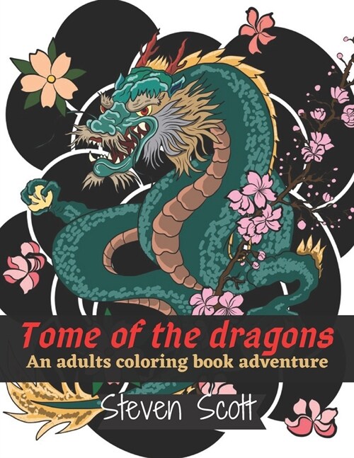 Tome of the Dragons an Adult Coloring Adventure (Paperback)