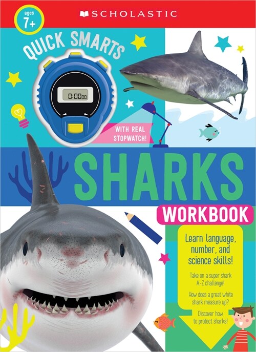 Quick Smarts Sharks Workbook: Scholastic Early Learners (Workbook) (Paperback)