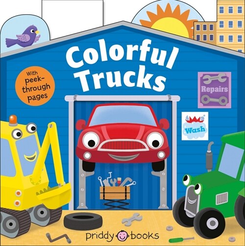 Tiny Tots Peep-Through: Colorful Trucks (Board Books)