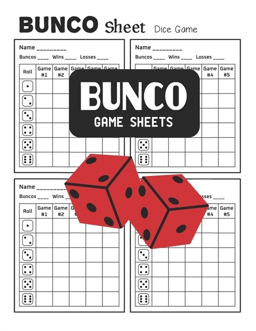 Bunco Game Sheets: Bunco Score Book (Paperback)