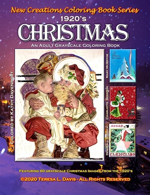 New Creations Coloring Book Series: 1920s Christmas (Paperback)