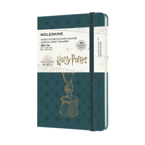 Moleskine 2021-2022 Harry Potter Weekly Planner, 18m, Pocket, Tide Green, Hard Cover (3.5 X 5.5) (Other)