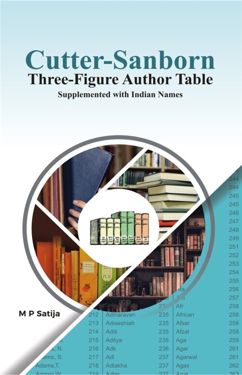 Cutter-Sanborn Three Figure Author Table: Supplemented with Indian Names (Hardcover)