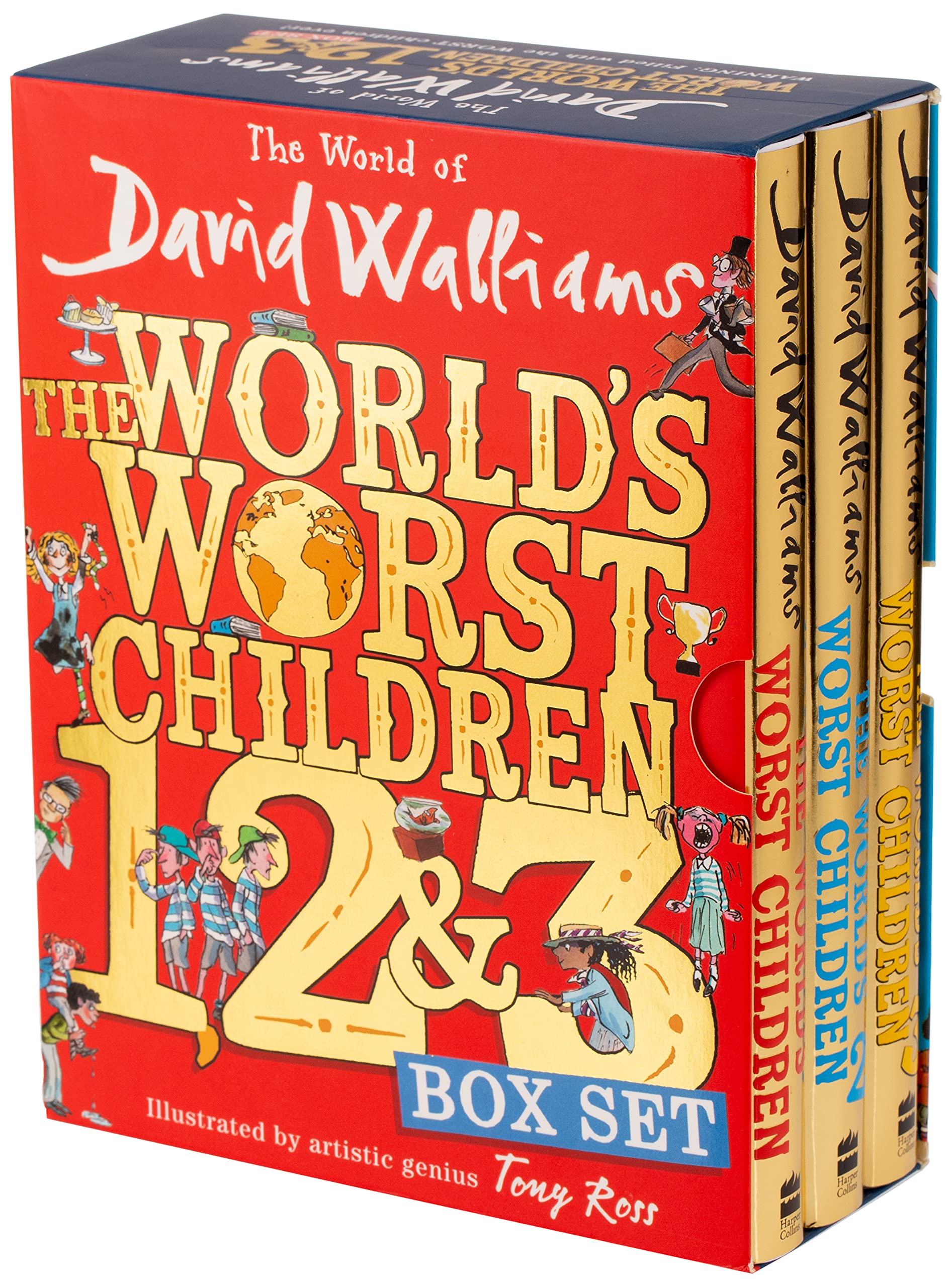 The World of David Walliams: The Worlds Worst Children 1, 2 & 3 Box Set (Package)