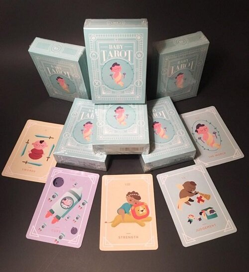Baby Tarot Card Deck (78 Card Deck + Guide Book)