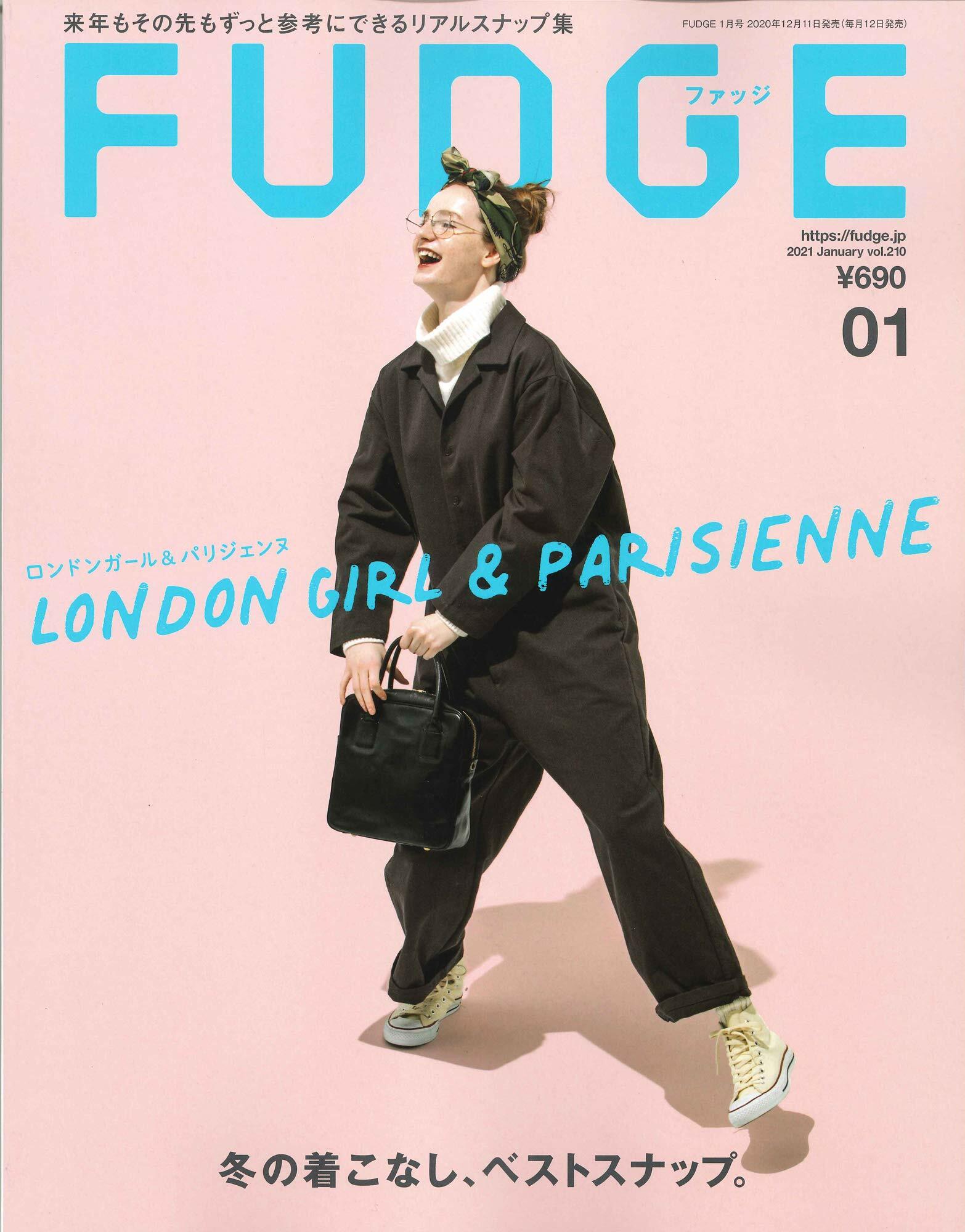 [중고] FUDGE(ファッジ) 2021年 1月號 [雜誌]