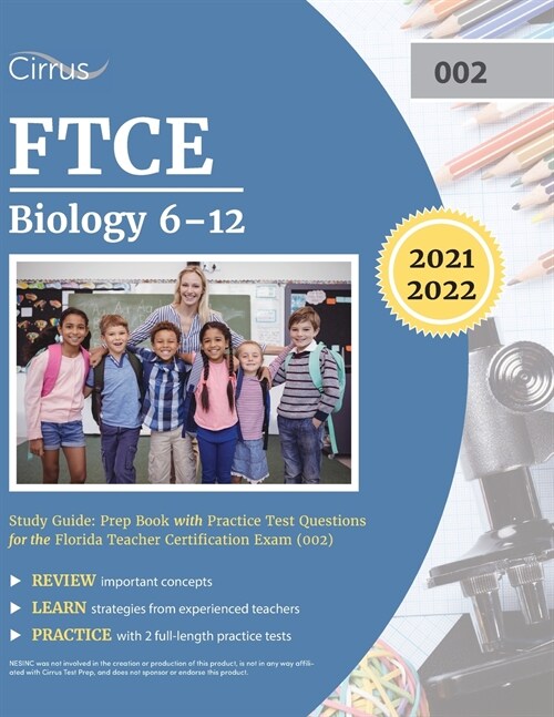 FTCE Biology 6-12 Study Guide: Prep Book with Practice Test Questions for the Florida Teacher Certification Exam (002) (Paperback)
