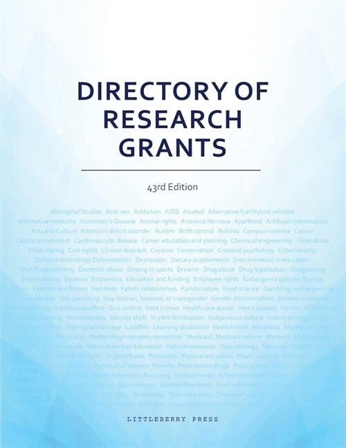 Directory of Research Grants (Paperback)