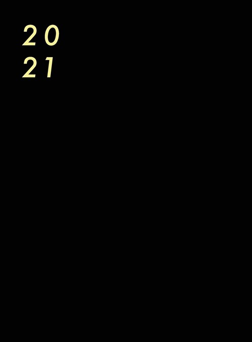 Wochenplaner 2021 Hardcover: Terminkalender und Terminplaner ca A4, 2 Seiten pro Woche, schwarz, gro? (Hardcover)