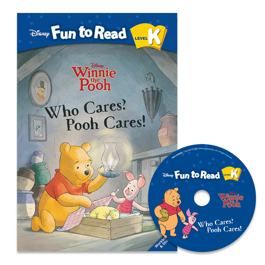 Disney Fun to Read Set K-16 : Who Cares? Pooh Cares! (위니더푸) (Paperback + Workbook + Audio CD + Sticker)