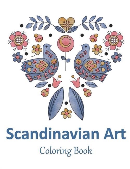 Scandinavian Art Coloring Book (Paperback)