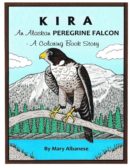 Kira, an Alaskan Peregrine Falcon: A Coloring Book (Paperback)