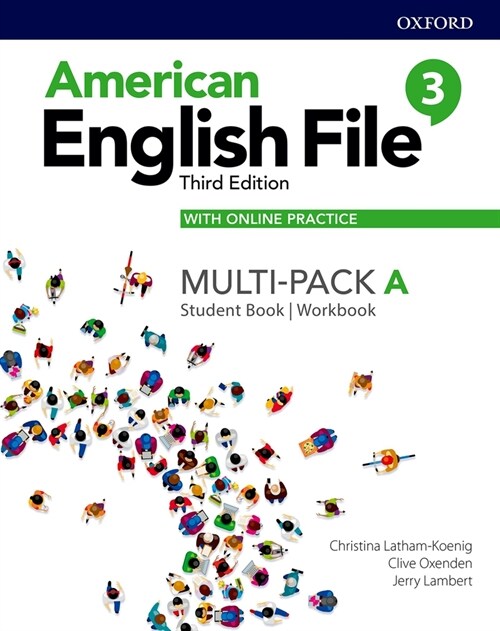 American English File Level 3 Student Book/Workbook Multi-Pack a with Online Practice (Paperback)