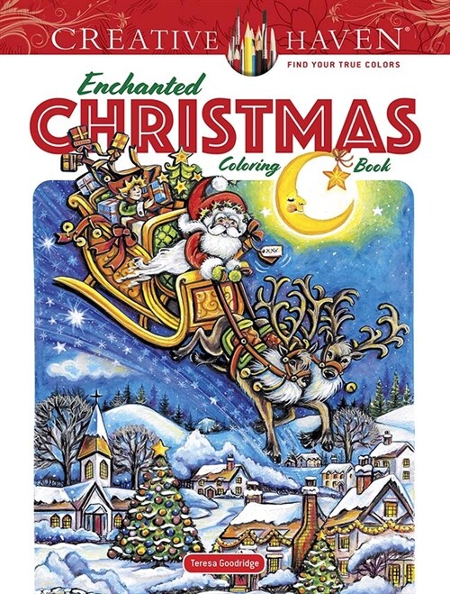 Creative Haven Enchanted Christmas Coloring Book (Paperback)