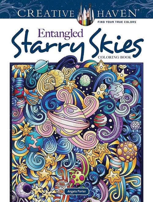 Creative Haven Entangled Starry Skies Coloring Book (Paperback)