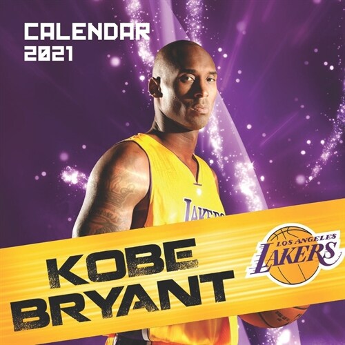 Kobe Bryant: 2021 Wall Calendar - 8.5x8.5, 12 Months (Paperback)