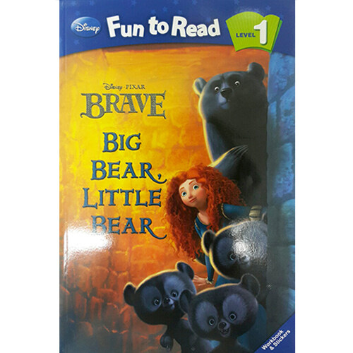 Disney Fun to Read 1-22 : Big Bear, Little Bear (메리다와 마법의 숲) (Paperback)