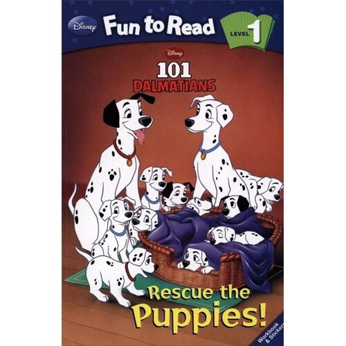 Disney Fun to Read 1-12 : Rescue the Puppies! (101 달마시안) (Paperback)