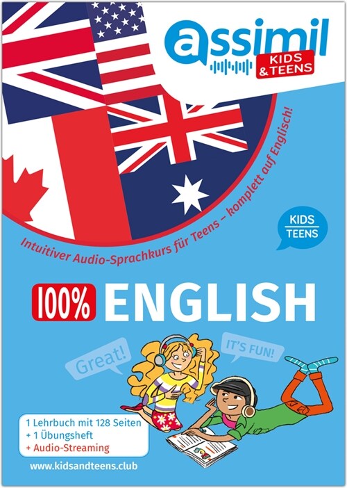 100% English +11 Jahre - Kids & Teens (Allemand): (english Youth Method 11+ Years) (Hardcover)