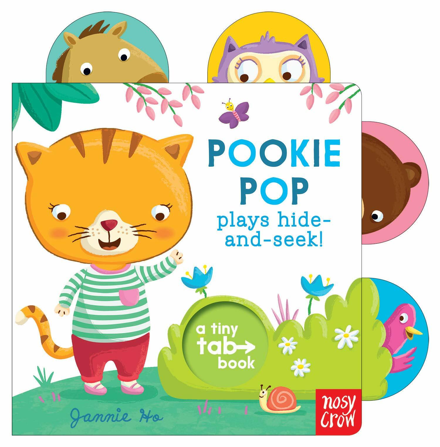 Tiny Tabs: Pookie Pop Plays Hide and Seek (Board Book)