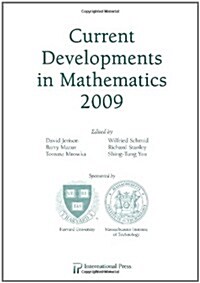 Current Developments in Mathematics, 2009 (Hardcover)