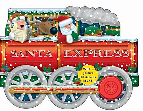 Santa Express : Shaped Board Books (Board Book)