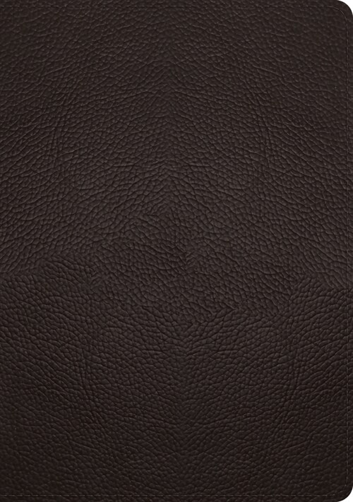 ESV Study Bible (Buffalo Leather, Deep Brown) (Leather)