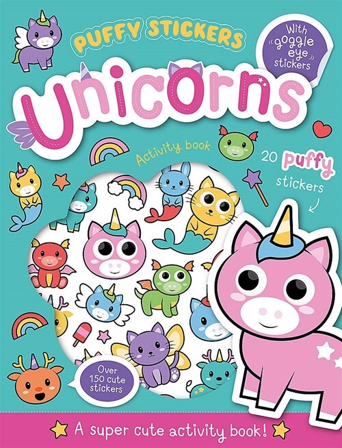 Puffy Sticker Unicorns (Paperback)