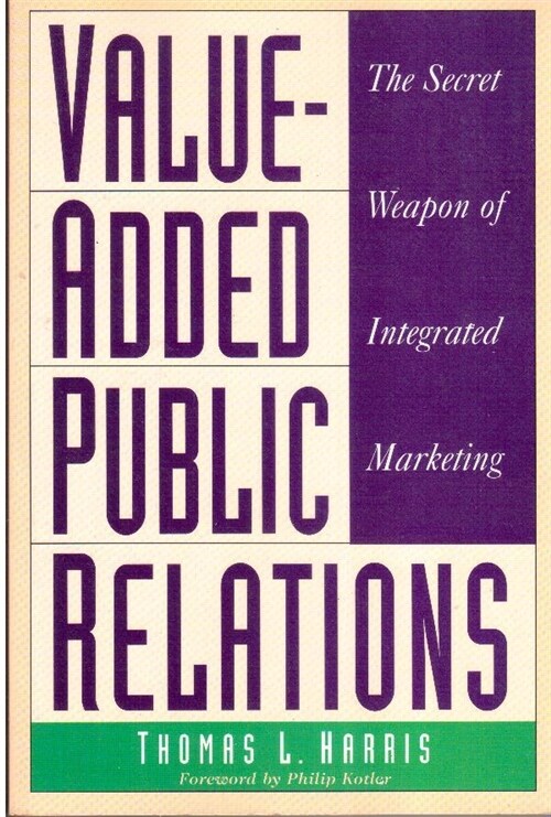 [중고] Value-Added Public Relations (Paperback)